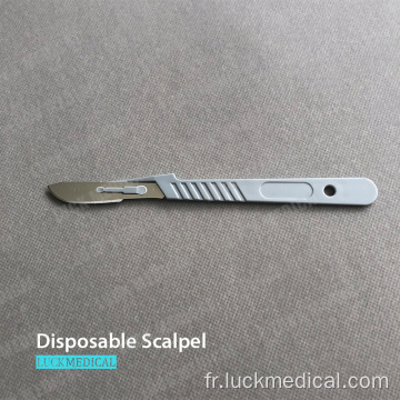 Pales de scalpel jetable usage médical